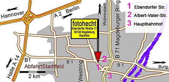 Anfahrt Karte